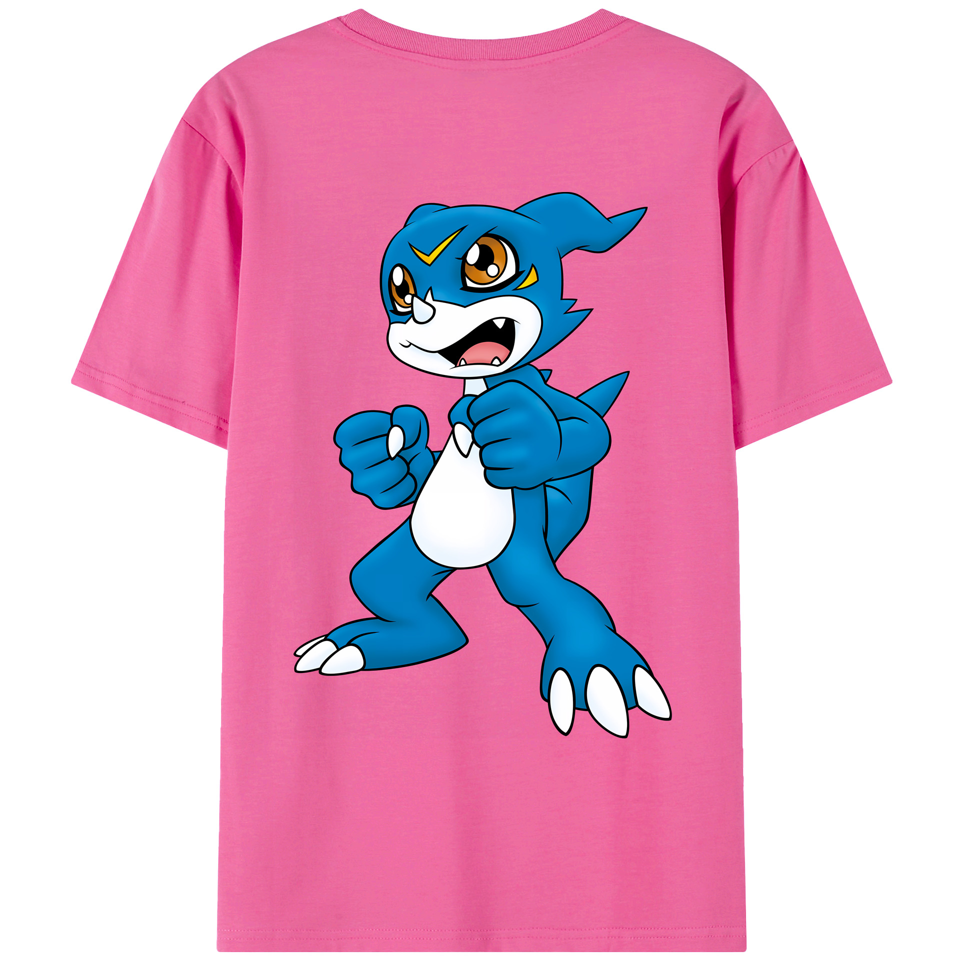（画像用） Digimon デジタルモンスター/デジモン レディース半袖Tシャツ(バックプリント)